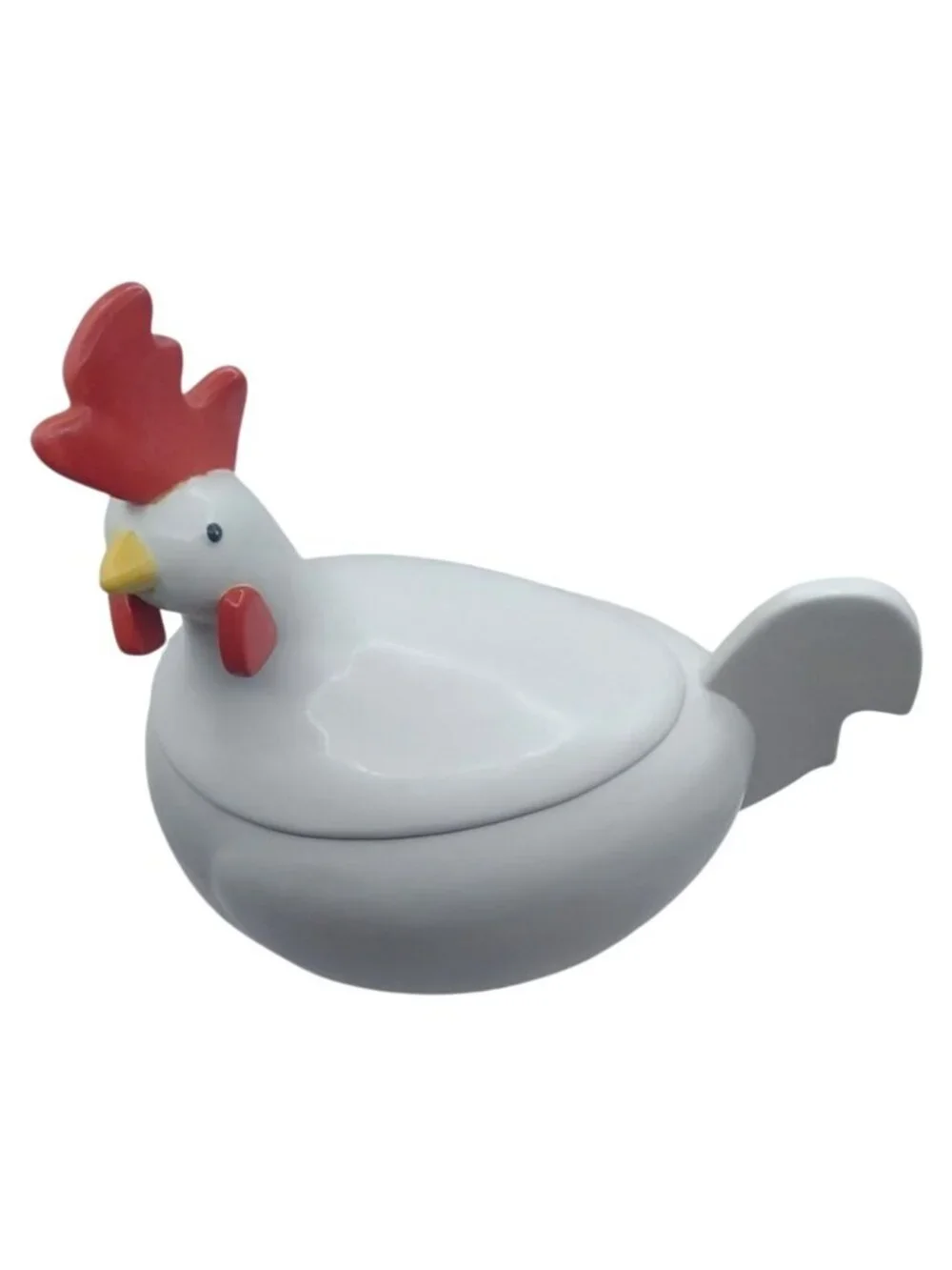 Department 56 Rooster Cookie Jar Chicken Storage Container Ceramic Farmhouse